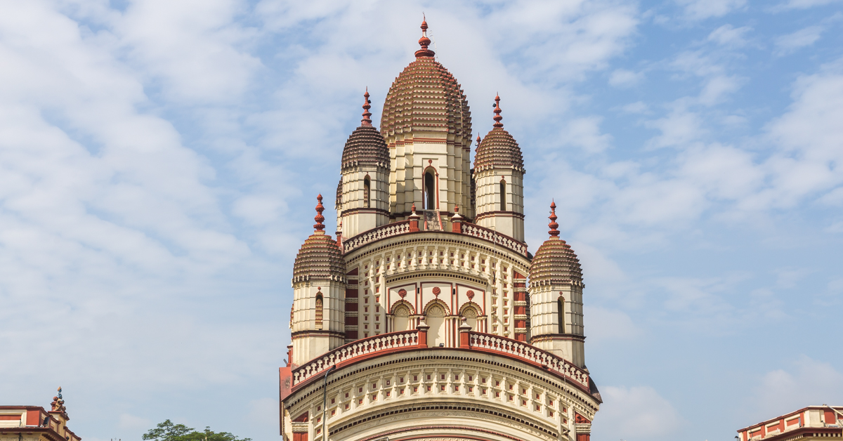Hindu navaratna temple located at Dakshineswar, Kolkata
